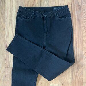 all saints - eve ankle skinny jean - black - waist size 30